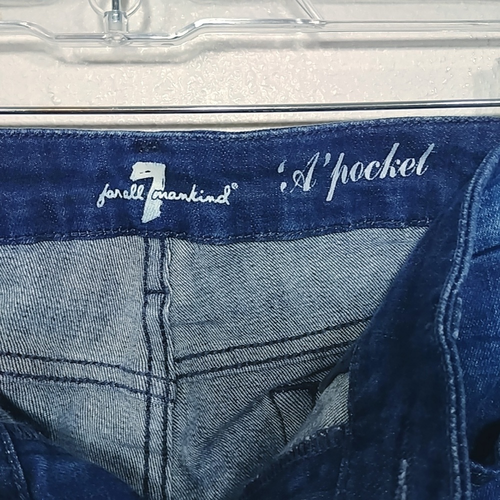 7 For All Mankind A Pocket Flare Jeans size 27 - Picture 6 of 8